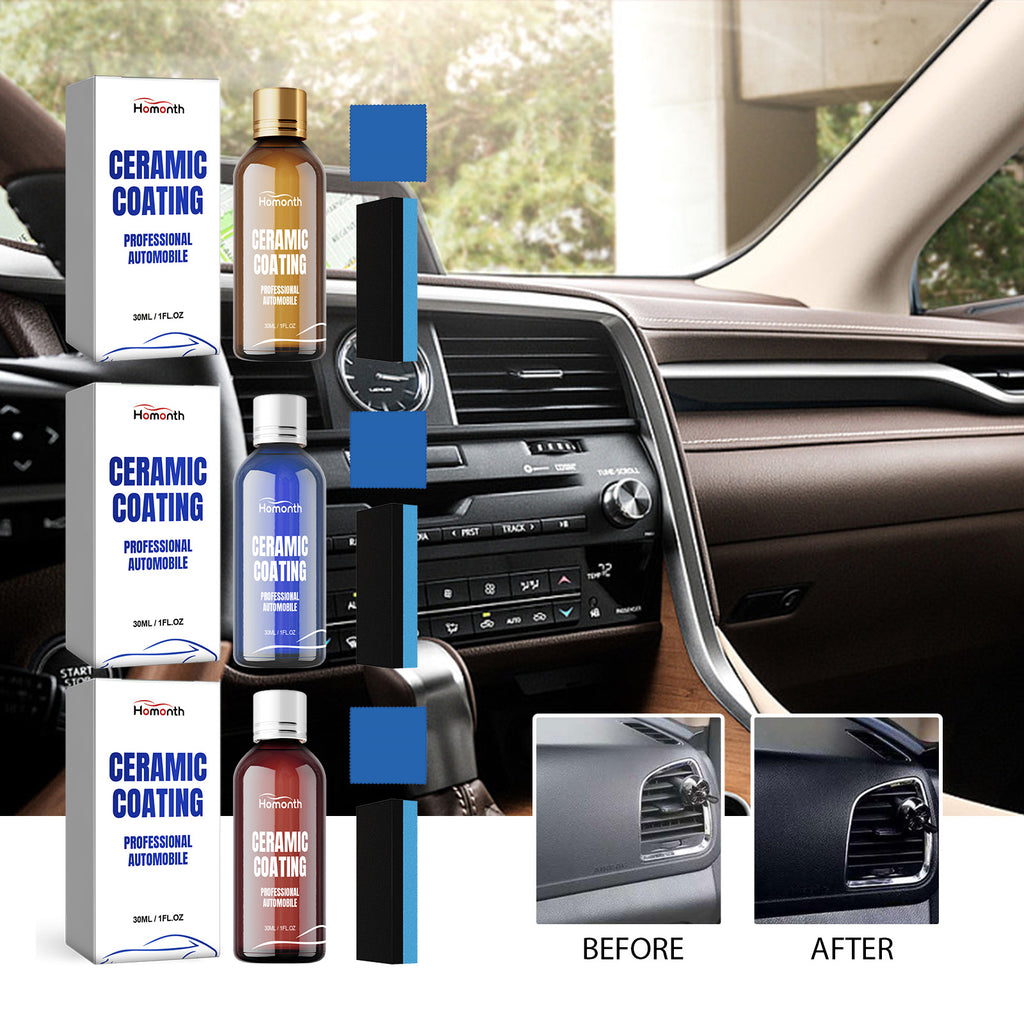 Automotive Plastic Reconditioning Kit, Car Interior Dashboard Seat Cleaning Decontamination Polish Retreader