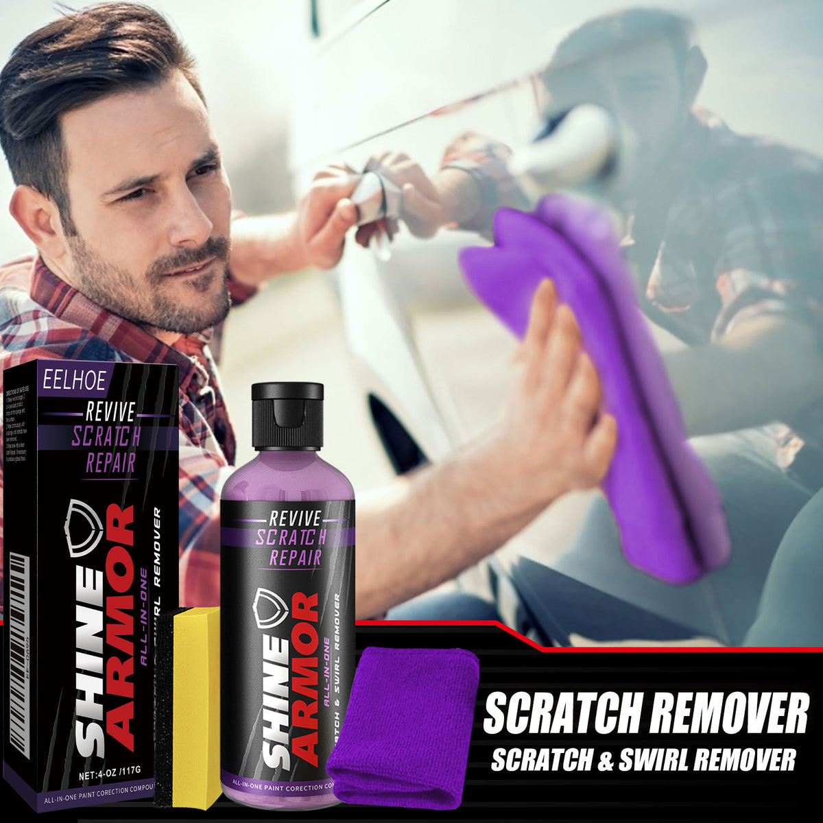 EELHOE Automotive Scratch Free Repair Liquid Finish Repair Scratch Removal Beauty Maintenance Polish