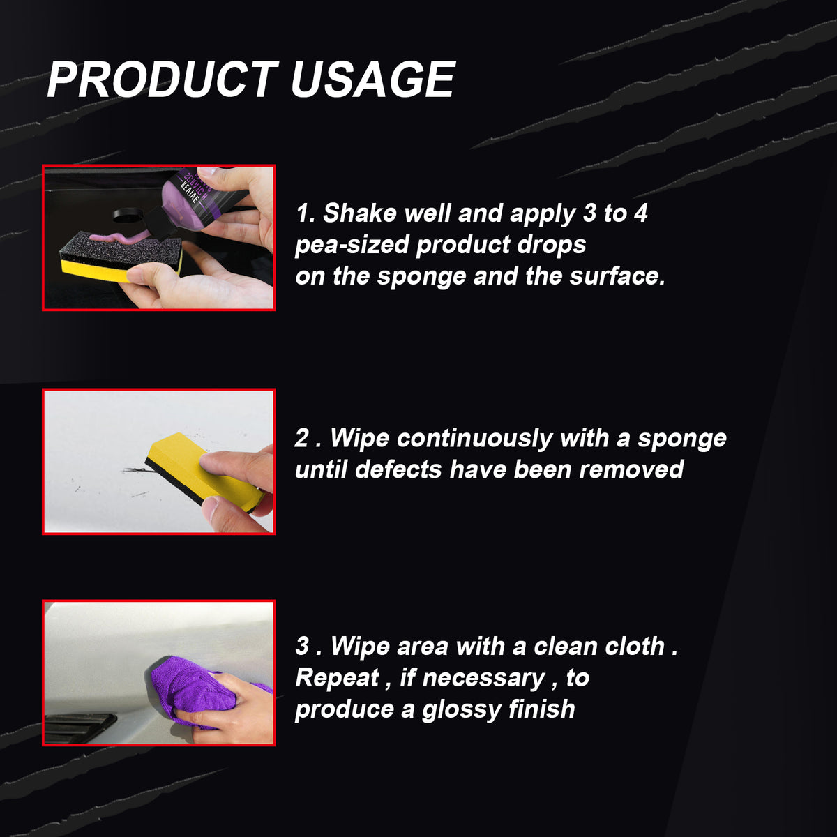 EELHOE Automotive Scratch Free Repair Liquid Finish Repair Scratch Removal Beauty Maintenance Polish