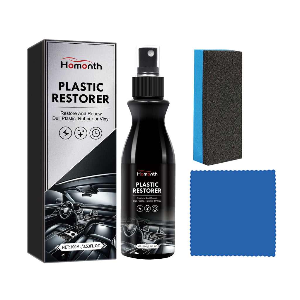 Plastic Restorer, Automotive Interior Refurbishment Plated Crystal Anti-Rust Care And Maintenance Cleaning Agent