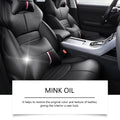 Homonth Automotive Leather Care Cleaning Cream, Automotive Interior Seat Decontamination Bright Maintenance Care Cream