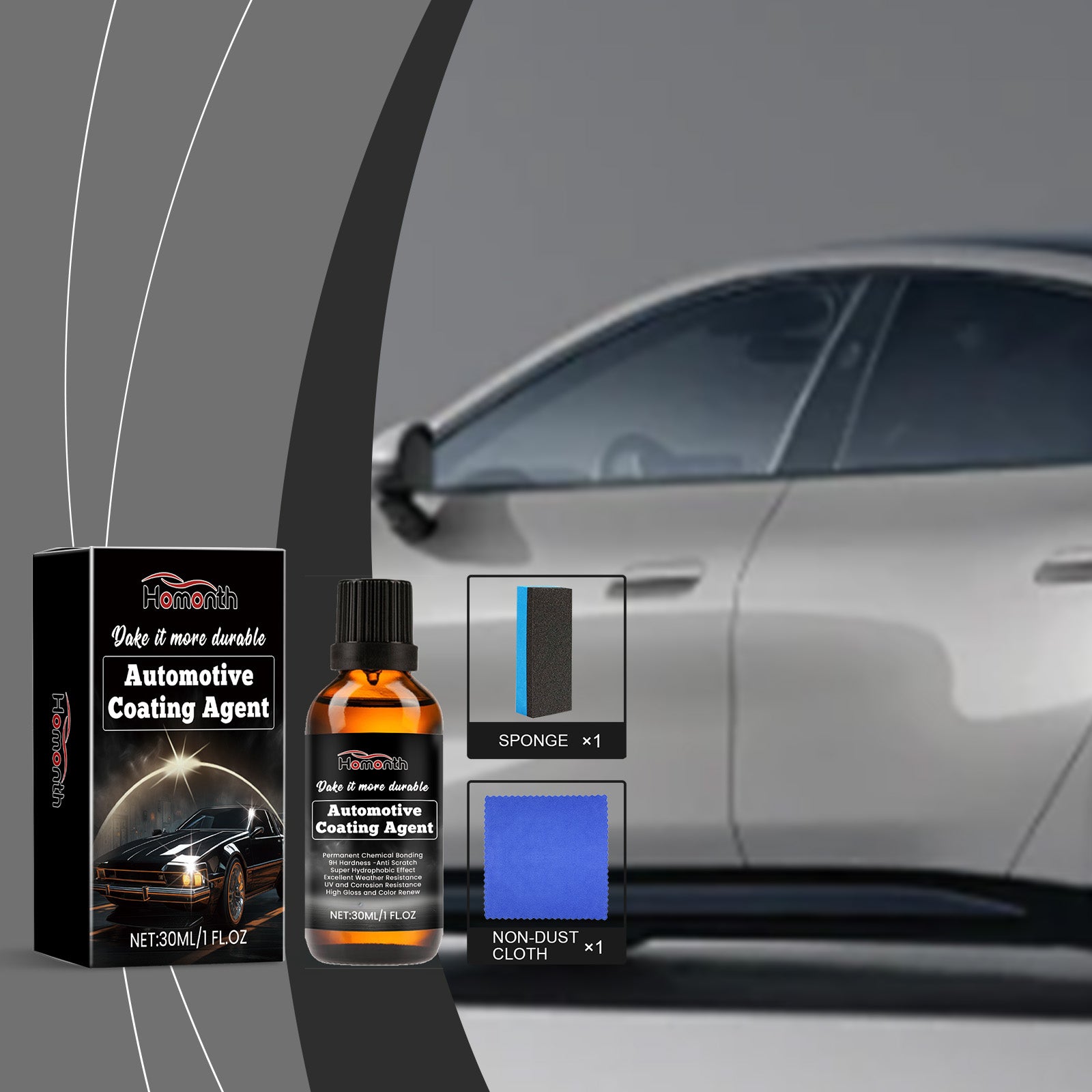 Automotive Nano Coating Agent Automotive Gloss, Waterproof, Antifouling And Protective Paint Car Surface Reconditioning Coating Agent