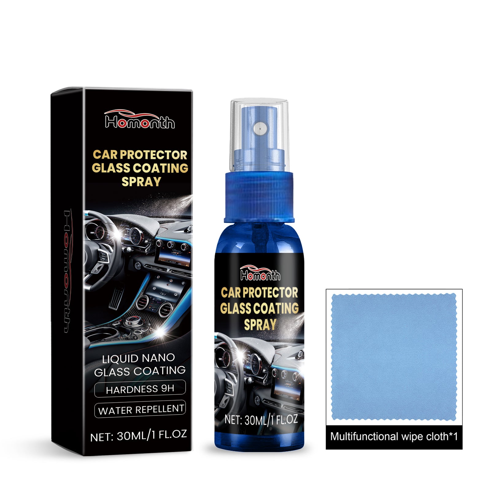 Automotive Interior Repair Fluid, Automotive Interior Multi-Functional Cleaning Instrument Table Decontamination Renovation Repair