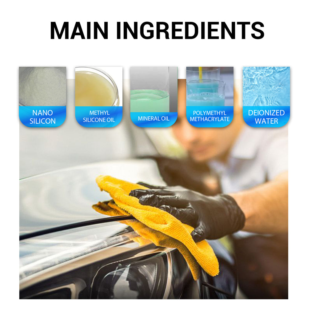 Automotive Plastic Reconditioning Kit, Car Interior Dashboard Seat Cleaning Decontamination Polish Retreader